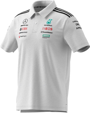 Mercedes - AMG Petronas Formula One 2025 Men's Team Polo Shirt - White/Black - image 11