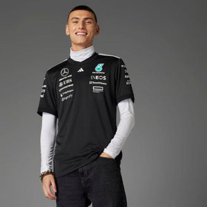 Mercedes - AMG Petronas Formula One 2025 Men's Team Driver Jersey - Black/White - image 8