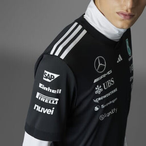 Mercedes - AMG Petronas Formula One 2025 Men's Team Driver Jersey - Black/White - image 6
