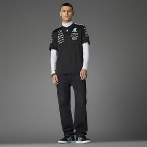 Mercedes - AMG Petronas Formula One 2025 Men's Team Driver Jersey - Black/White - image 11