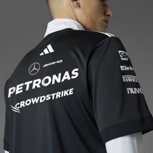 Mercedes - AMG Petronas Formula One 2025 Men's Team Driver Jersey - Black/White - image 7