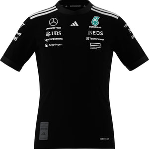 Mercedes - AMG Petronas Formula One 2025 Kids Team Driver Jersey - Black/White - image 1
