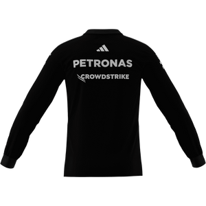 Mercedes - AMG Petronas Formula One 2025 Men's Team Long Sleeve Jersey - Black/White - image 3