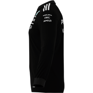 Mercedes - AMG Petronas Formula One 2025 Men's Team Long Sleeve Jersey - Black/White - image 7