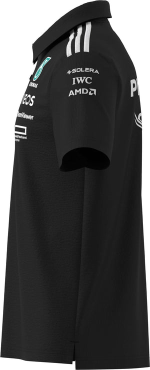 Mercedes - AMG Petronas Formula One 2025 Men's Team Polo Shirt - White/Black - image 16