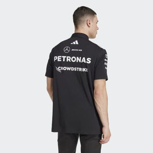 Mercedes - AMG Petronas Formula One 2025 Men's Team Polo Shirt - White/Black - image 7