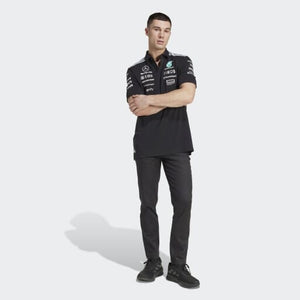 Mercedes - AMG Petronas Formula One 2025 Men's Team Polo Shirt - White/Black - image 5