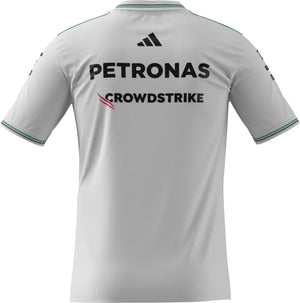 Mercedes - AMG Petronas Formula One 2025 Men's Team Driver Authentic Jersey - White/Black - image 10