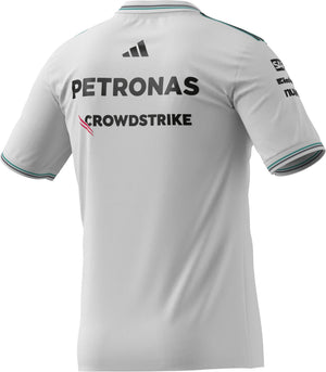 Mercedes - AMG Petronas Formula One 2025 Men's Team Driver Authentic Jersey - White/Black - image 12