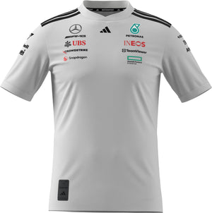 Mercedes - AMG Petronas Formula One 2025 Men's Team Driver Jersey - Black/White - image 2