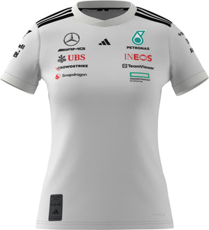 Mercedes - AMG Petronas Formula One 2025 Women's Team Driver Jersey - Black/White - image 2