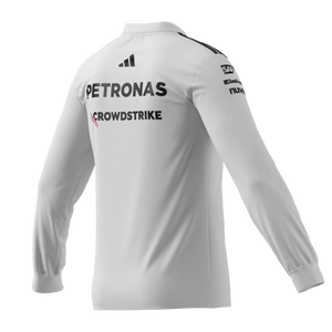 Mercedes - AMG Petronas Formula One 2025 Men's Team Long Sleeve Jersey - Black/White - image 9