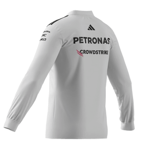 Mercedes - AMG Petronas Formula One 2025 Men's Team Long Sleeve Jersey - Black/White - image 14