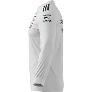 Mercedes - AMG Petronas Formula One 2025 Men's Team Long Sleeve Jersey - Black/White - image 13
