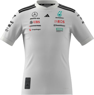Mercedes - AMG Petronas Formula One 2025 Kids Team Driver Jersey - Black/White - image 2