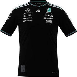 Mercedes - AMG Petronas Formula One 2025 Men's Team Driver Authentic Jersey - White/Black - image 2