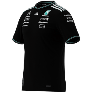 Mercedes - AMG Petronas Formula One 2025 Men's Team Driver Authentic Jersey - White/Black - image 9