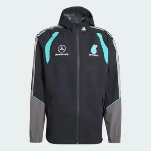 Mercedes - AMG Petronas Formula One Men's Mechanics Rain Jacket - Black - image 1