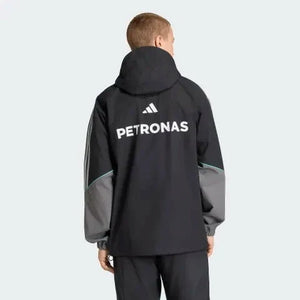 Mercedes - AMG Petronas Formula One Men's Mechanics Rain Jacket - Black - image 2