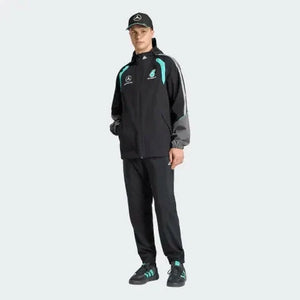 Mercedes - AMG Petronas Formula One Men's Mechanics Rain Jacket - Black - image 4