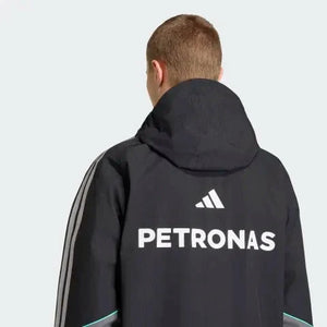 Mercedes - AMG Petronas Formula One Men's Mechanics Rain Jacket - Black - image 5