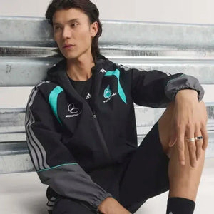 Mercedes - AMG Petronas Formula One Men's Mechanics Rain Jacket - Black - image 7