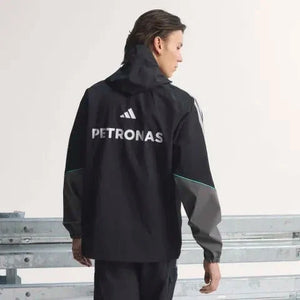 Mercedes - AMG Petronas Formula One Men's Mechanics Rain Jacket - Black - image 8
