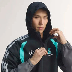 Mercedes - AMG Petronas Formula One Men's Mechanics Rain Jacket - Black - image 14