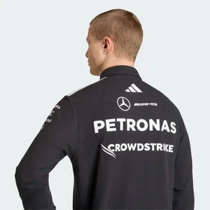 Mercedes - AMG Petronas Formula One 2026 Men's Team Long Sleeve Polo Shirt - Black - image 6