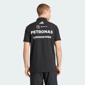 Mercedes - AMG Petronas Formula One 2026 Men's Team Polo Shirt - White/Black - image 3