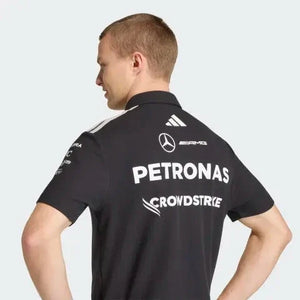 Mercedes - AMG Petronas Formula One 2026 Men's Team Polo Shirt - White/Black - image 8