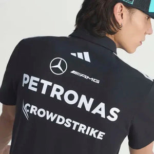 Mercedes - AMG Petronas Formula One 2026 Men's Team Polo Shirt - White/Black - image 12