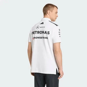Mercedes - AMG Petronas Formula One 2026 Men's Team Polo Shirt - White/Black - image 14
