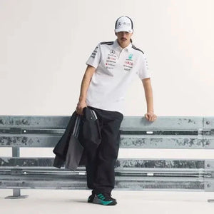 Mercedes - AMG Petronas Formula One 2026 Men's Team Polo Shirt - White/Black - image 21
