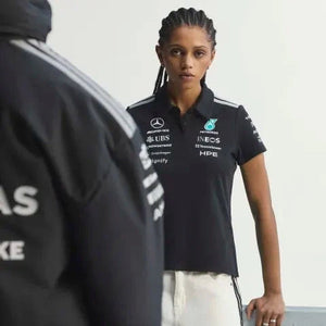 Mercedes - AMG Petronas Formula One Women's 2026 Team Polo Shirt - Black - image 8