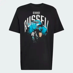 Mercedes - AMG Petronas Formula One George Russell Men's Graphic T-Shirt - Black - image 1