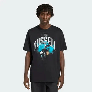 Mercedes - AMG Petronas Formula One George Russell Men's Graphic T-Shirt - Black - image 4