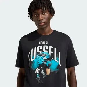 Mercedes - AMG Petronas Formula One George Russell Men's Graphic T-Shirt - Black - image 6