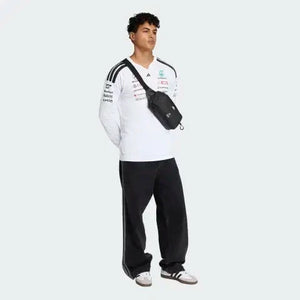 Mercedes - AMG Petronas Formula One 2026 Men's Team Long Sleeve Jersey T-Shirt - Black/White - image 5