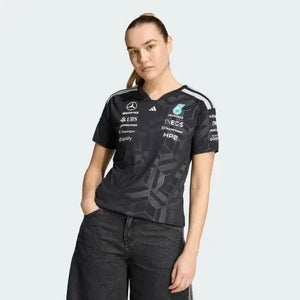 Mercedes - AMG Petronas Formula One 2026 Women's Team Driver Jersey - Black/White - image 4