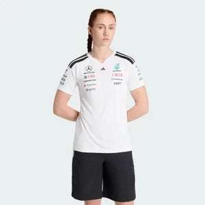 Mercedes - AMG Petronas Formula One 2026 Women's Team Driver Jersey - Black/White - image 2
