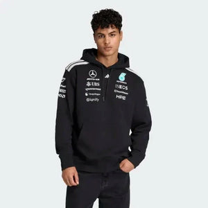 Mercedes - AMG Petronas Formula One 2026 Men's Team Hoodie - Black - image 3