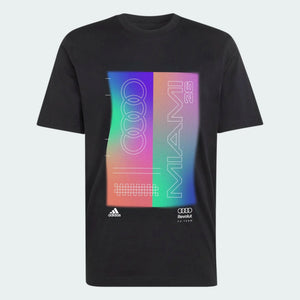Audi Formula One Men's Special Edition Miami GP T-Shirt - Black - image 1