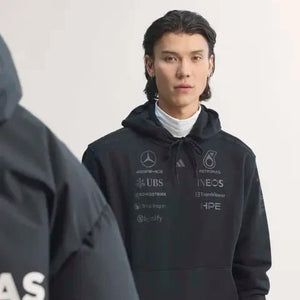 Mercedes - AMG Petronas Formula One 2026 Men's Team Night Collection Hoodie - Stealth Black - image 9