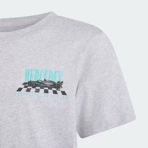 Mercedes - AMG Petronas Formula One Kids Graphic T-Shirt - Youth Grey - image 5