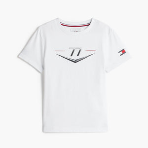 Cadillac F1 Racing Kids Valtteri Bottas Chevron T-Shirt - Youth White - image 1