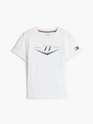 Cadillac F1 Racing Kids Valtteri Bottas Chevron T-Shirt - Youth White - image 1