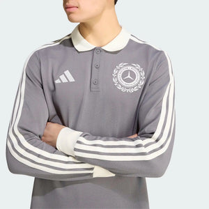 Mercedes - AMG Petronas F1 Men's Silver Arrows Long Sleeve Icon Polo Shirt - Gray - image 3