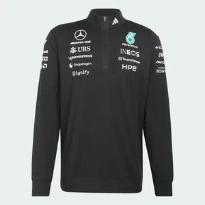 Mercedes - AMG Petronas Formula One 2026 Men's Team 1/4 Zip Sweatshirt - Black - image 1