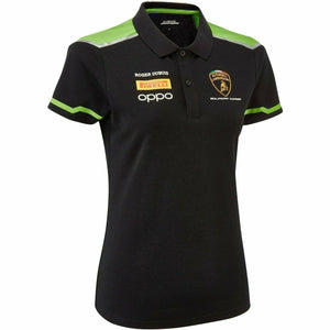 Automobili Lamborghini Squadra Corse Women's Team Polo Shirt Black - image 1